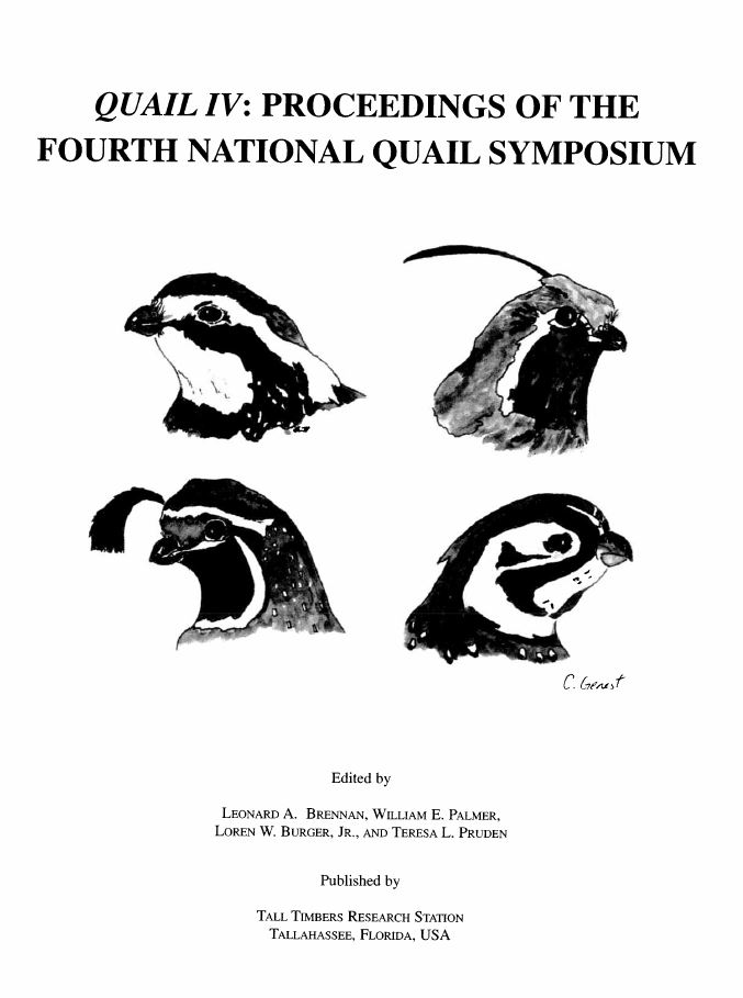 Front cover of Quail 4 Proceedings
